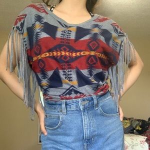 Ralph Lauren tasseled shirt ✌🏻☮️